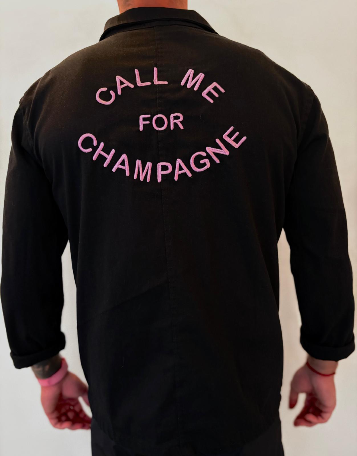 Bleu de Chine Noir "Call Me For Champagne"